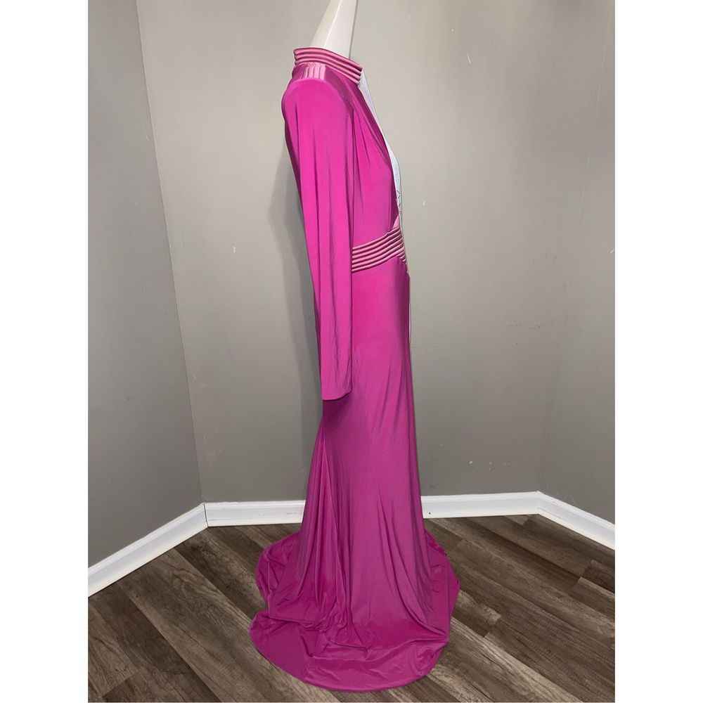 Zhivago Message To Love Gown in Berry - Picture 5 of 8